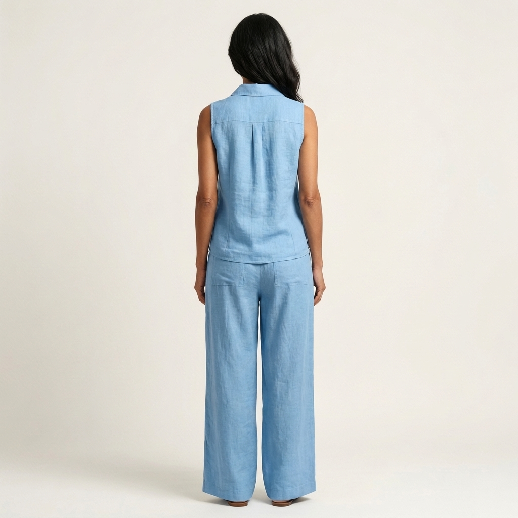 Tanya | Wrap-Top & Wide-Leg Set