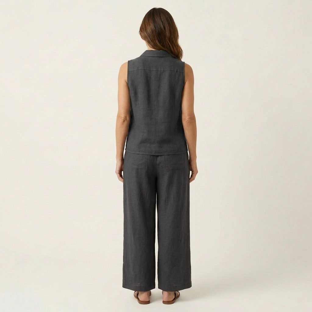 Tanya | Wrap-Top & Wide-Leg Set