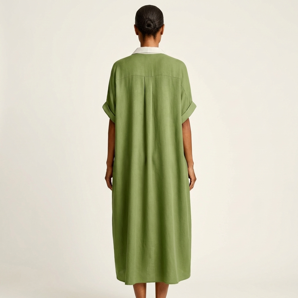 Kamila | Short-Sleeve Maxi Dress