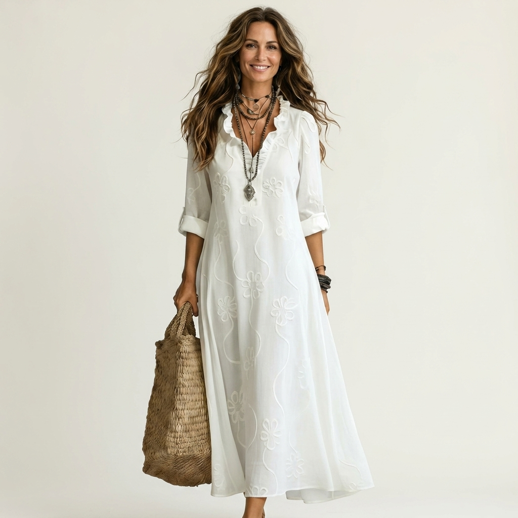 Marian | Cotton Maxi Dress