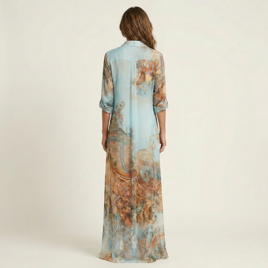Serena | Maxi Shirt Dress