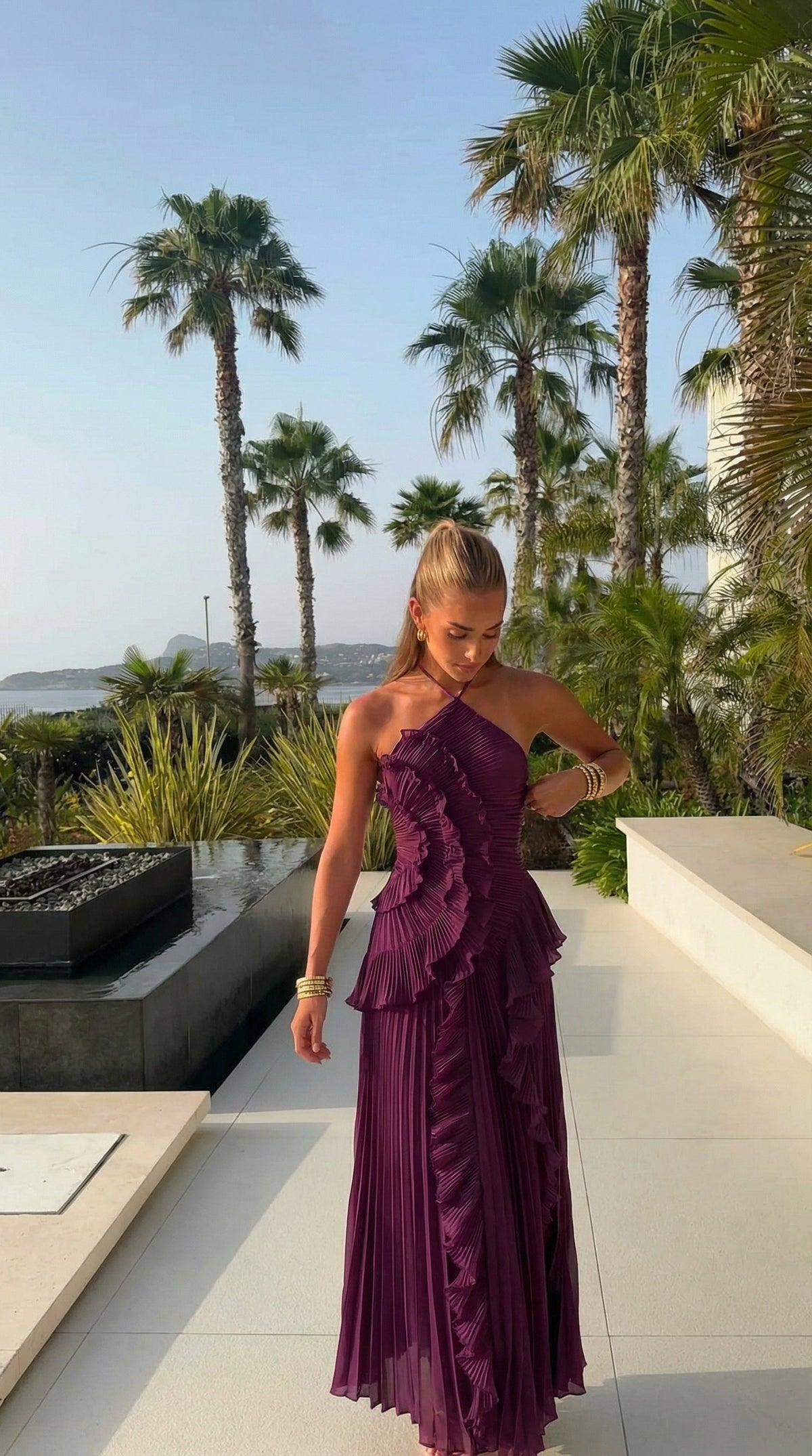 Isla | Ruffle Maxi Dress