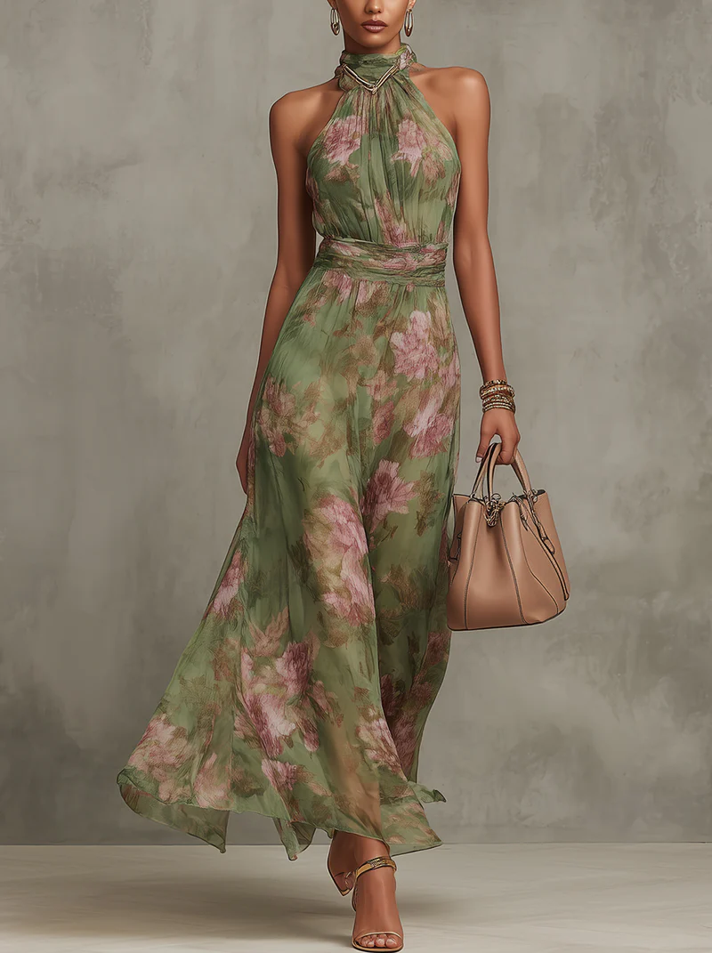 Ruth | Maxi Chiffon Dress