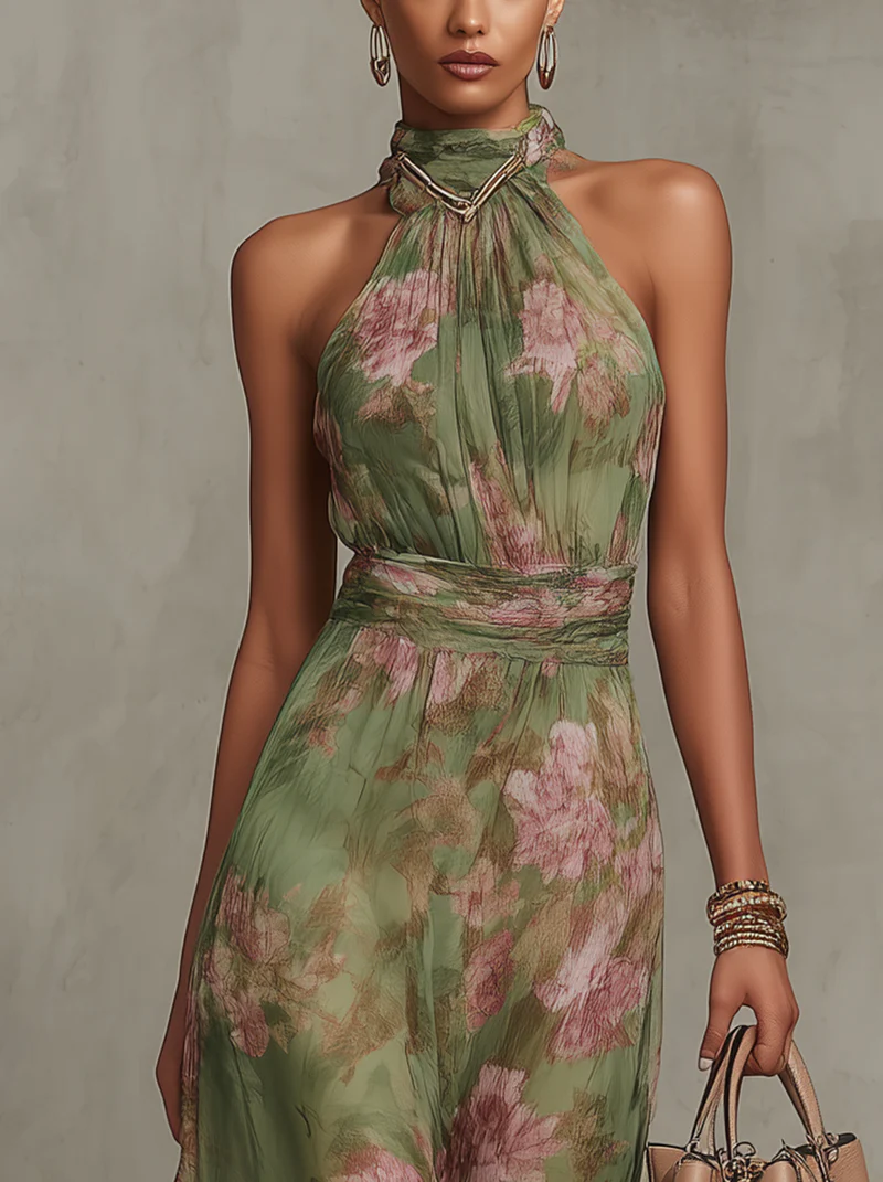 Ruth | Maxi Chiffon Dress