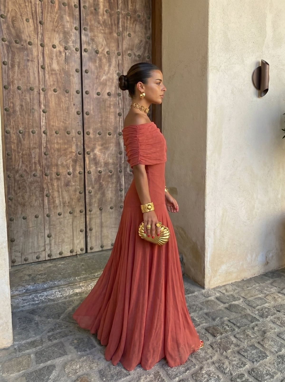Marzia | Elegant Off-shoulder Dress