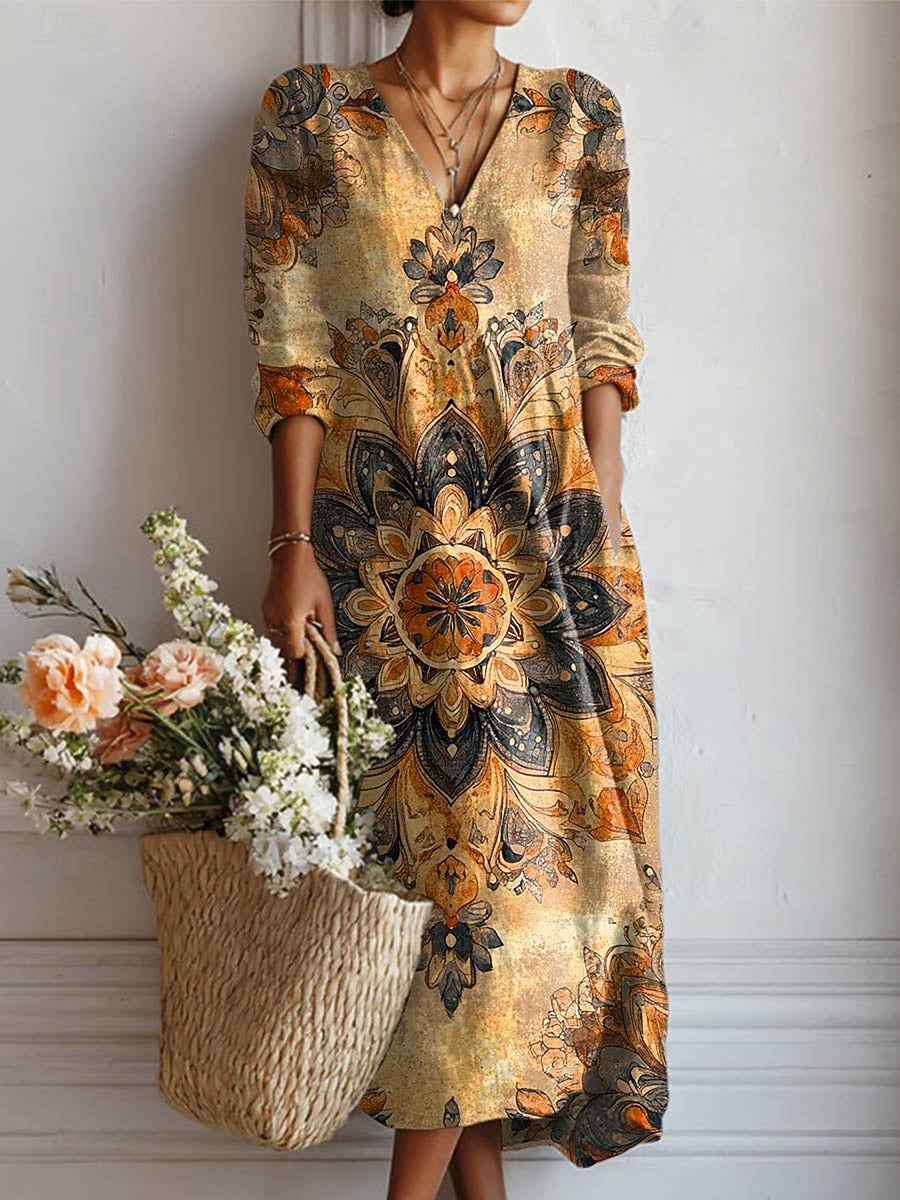 Rachel | Bohemian Long Dress