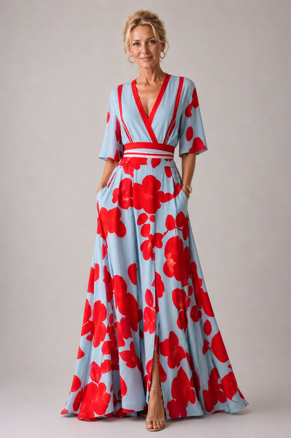 Sabina | Printed Maxi Dress